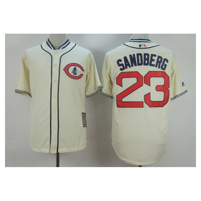 Cheap Ryne Sandberg Cubs Jersey From China Cream 1929 turn back the clock #23 In Men Women Youth Size