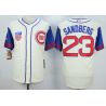 Cheap Ryne Sandberg Cubs Jersey From China Cream 1942 Turn Back the Clock #23 In Men Women Youth Size