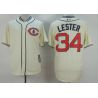 Cheap Jon Lester Cubs Jersey From China Cream 1929 turn back the clock #34 In Men Women Youth Size