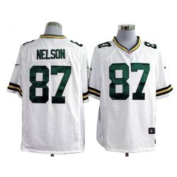 Cheap Jordy Nelson Packers Jersey #87 White From China Game