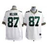 Cheap Jordy Nelson Packers Jersey #87 White From China Game