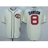 Cheap Andre Dawson Cubs Jersey From China Cream 1929 turn back the clock #8 In Men Women Youth Size