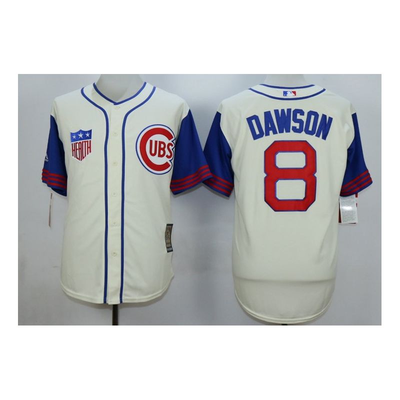 Cheap Andre Dawson Cubs Jersey From China Cream 1942 Turn Back the Clock #8 In Men Women Youth Size