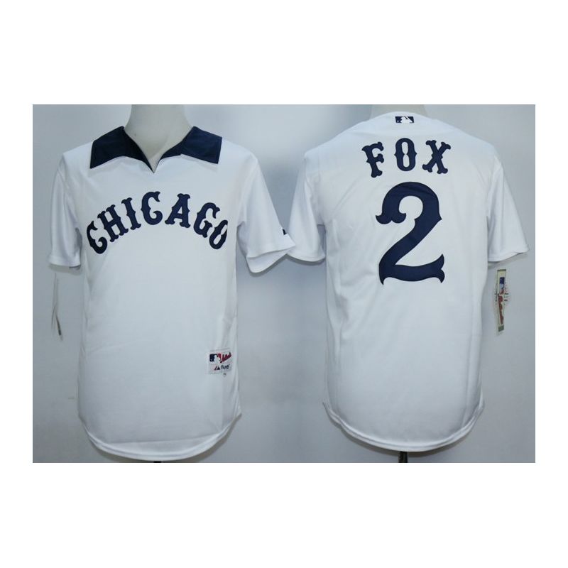 Cheap Nellie Fox White Sox Jersey From China White 1976 Turn Back The Clock #2 In Men Women Youth Size