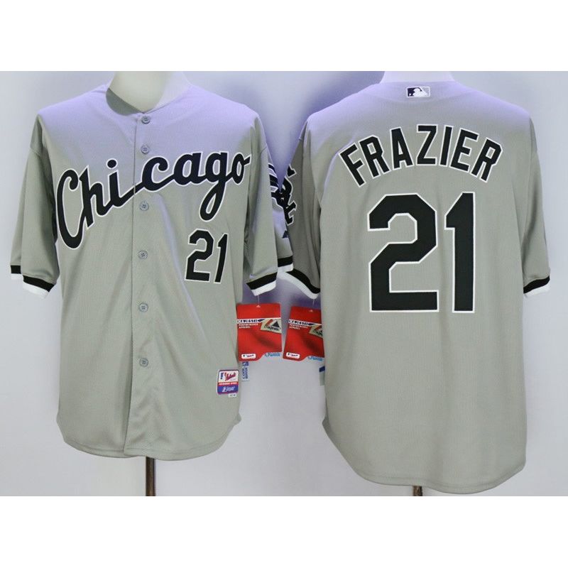 Cheap Todd Frazier White Sox Jersey From China Grey #21 In Men Women Youth Size