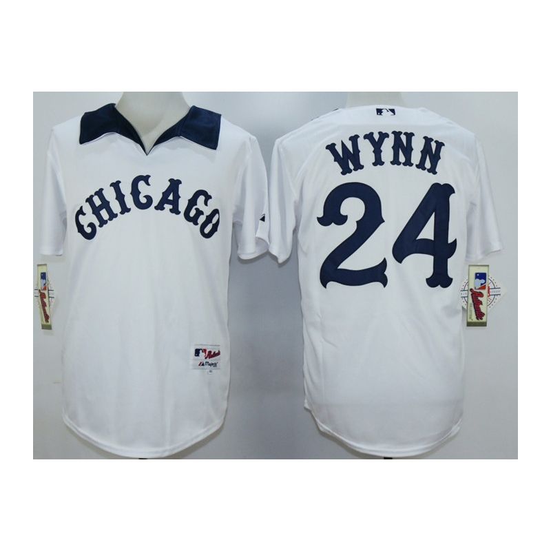 Cheap Early Wynn White Sox Jersey From China White 1976 Turn Back The Clock #24 In Men Women Youth Size