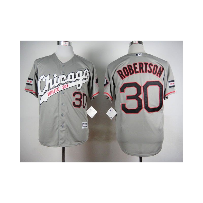 Cheap David Robertson White Sox Jersey From China Grey 2015 new #30 In Men Women Youth Size