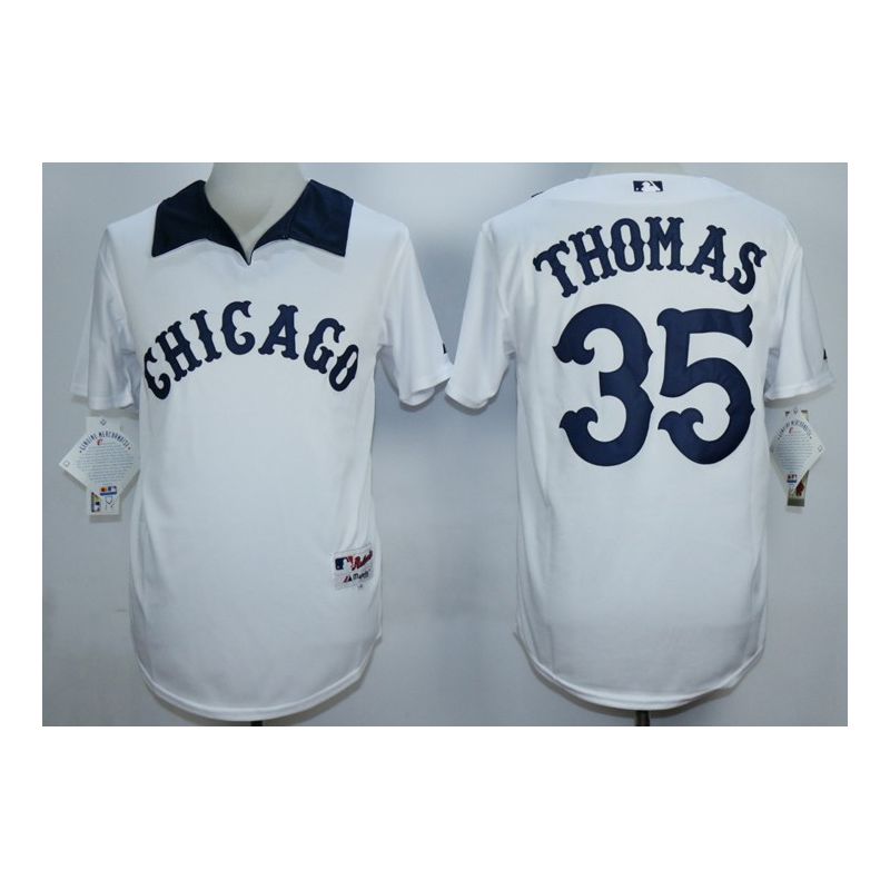 Cheap Frank Thomas White Sox Jersey From China White 1976 Turn Back The Clock #35 In Men Women Youth Size