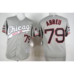 Cheap Jose Abreu White Sox Jersey From China Grey 2015 new #79 In Men Women Youth Size