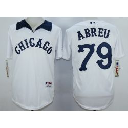 Cheap Jose Abreu White Sox Jersey From China White 1976 Turn Back The Clock #79 In Men Women Youth Size