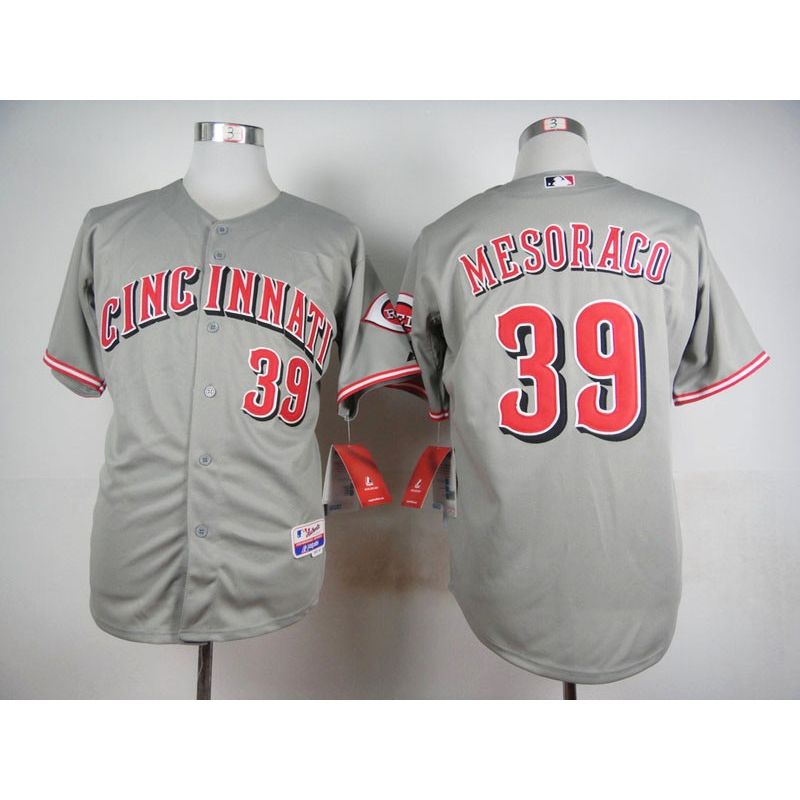 Cheap Devin Mesoraco Reds Jersey From China Grey #39 In Men Women Youth Size