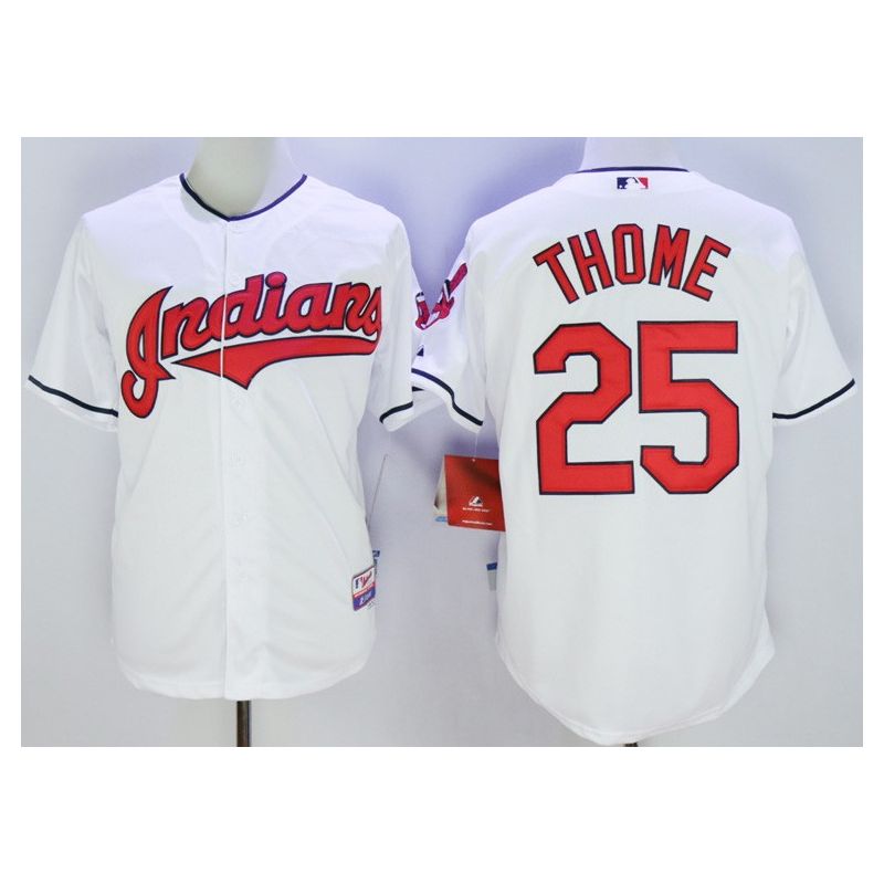 Cheap Jim Thome Indians Jersey From China White #25 In Men Women Youth Size Cheap Jim Thome Indians Jersey From China White #25 In Men Women Youth Size