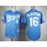 Cheap Bo Jackson Royals Jersey From China Light Blue 1985 Turn Back The Clock #16 In Men Women Youth Size