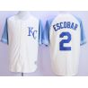 Cheap Alcides Escobar Royals Jersey From China White 2015 Vintage #2 In Men Women Youth Size