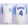 Cheap Alex Gordon Royals Jersey From China White 2015 Vintage #4 In Men Women Youth Size