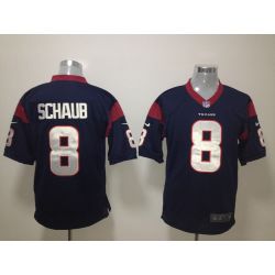 Cheap Matt Schaub Texans Jersey #8 Blue From China Game