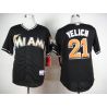 Cheap Christian Yelich Marlins Jersey From China Black #21 In Men Women Youth Size