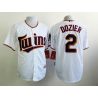 Cheap Brian Dozier Twins Jersey From China White #2 In Men Women Youth Size