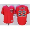 Cheap Miguel Sano Twins Jersey From China Red #22 In Men Women Youth Size