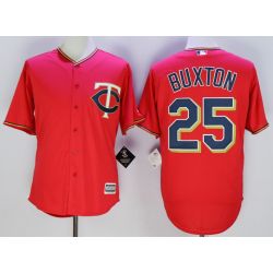 Cheap Byron Buxton Twins Jersey From China Red #25 In Men Women Youth Size