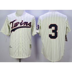 Cheap Harmon Killebrew Twins Jersey From China Cream 1969 throwback #3 In Men Women Youth Size