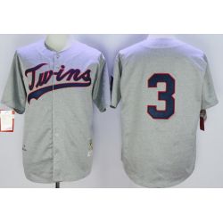 Cheap Harmon Killebrew Twins Jersey From China HEMP Grey 1969 throwback #3 In Men Women Youth Size