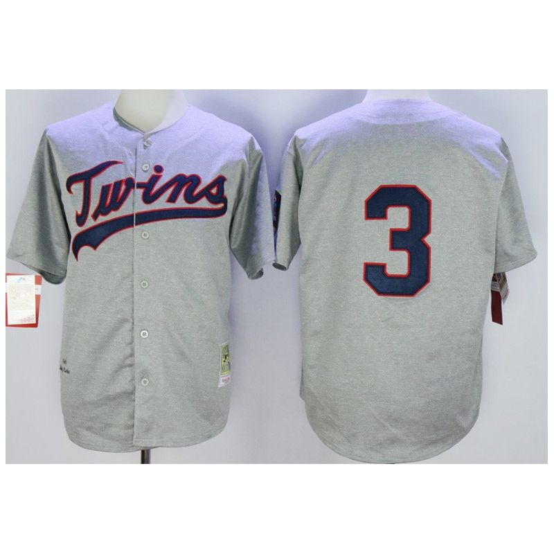 Cheap Harmon Killebrew Twins Jersey From China HEMP Grey 1969 throwback #3 In Men Women Youth Size