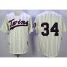 Cheap Kirby Puckett Twins Jersey From China Cream 1969 throwback #34 In Men Women Youth Size