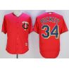 Cheap Kirby Puckett Twins Jersey From China Red throwback #34 In Men Women Youth Size