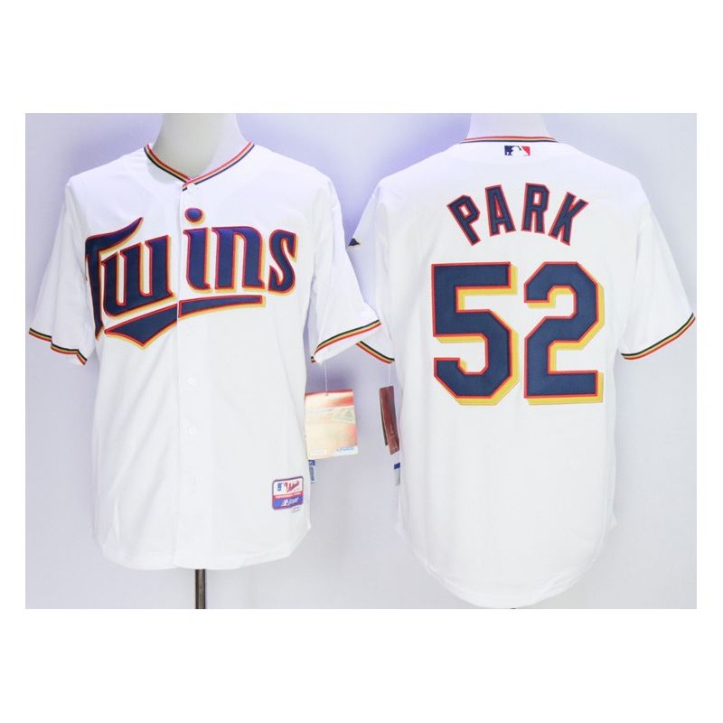 Cheap Byung Ho Park Twins Jersey From China White #52 In Men Women Youth Size