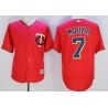 Cheap Joe Mauer Twins Jersey From China Red throwback #7 In Men Women Youth Size