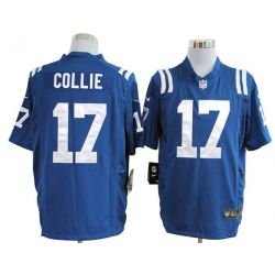Cheap Austin Collie Colts Jersey #17 Blue From China Game