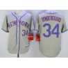 Cheap Noah Syndergaard Mets Jersey From China Grey #34 In Men Women Youth Size