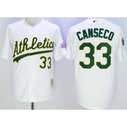 Cheap Jose Canseco Athletics Jersey From China White #33 In Men Women Youth Size