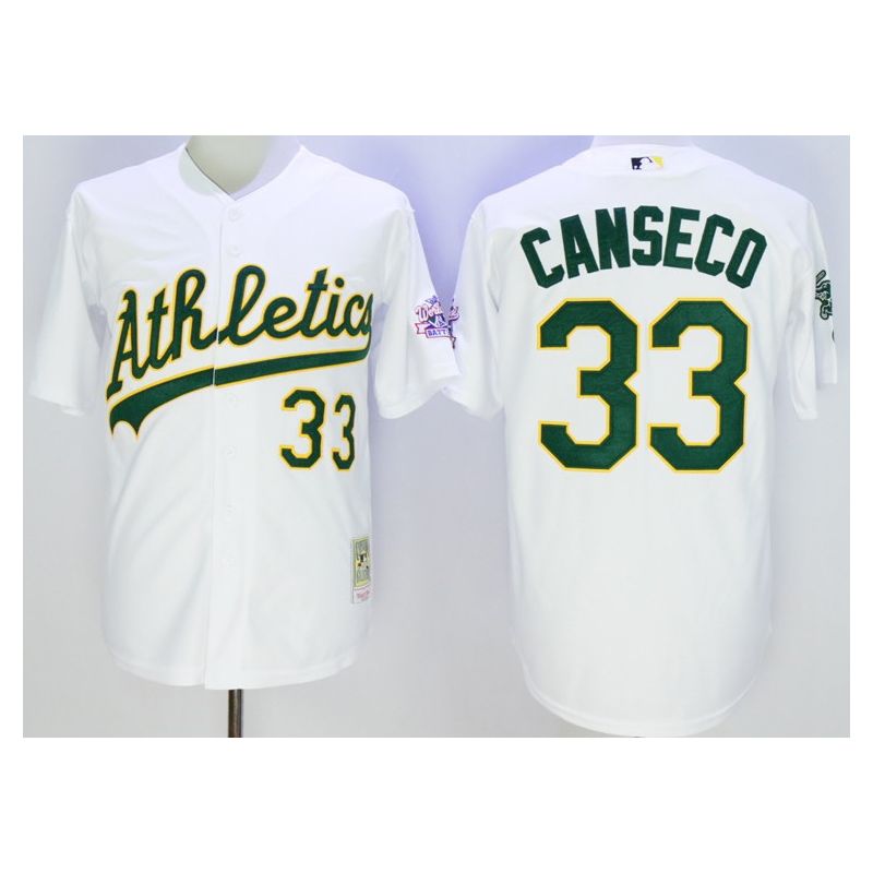 Cheap Jose Canseco Athletics Jersey From China White #33 In Men Women Youth Size