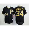 Cheap AJ Burnett Pirates Jersey From China Black #34 In Men Women Youth Size