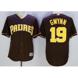 Cheap Tony Gwynn Padres Jersey From China Brown #19 In Men Women Youth Size