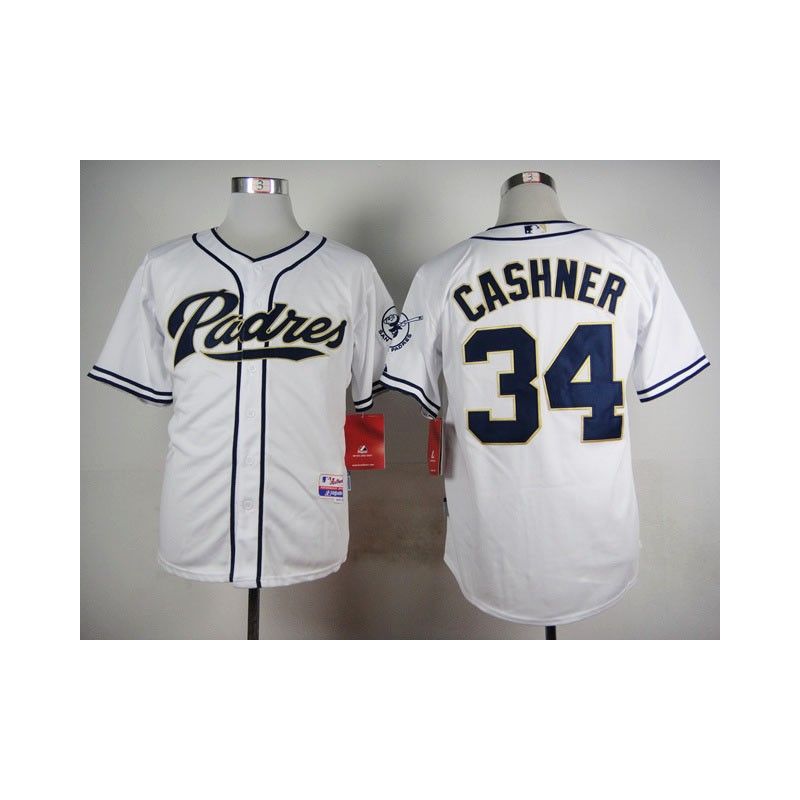 Cheap Andrew Cashner Padres Jersey From China White #34 In Men Women Youth Size