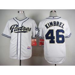 Cheap Craig Kimbrel Padres Jersey From China White #46 In Men Women Youth Size