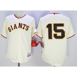 Cheap Bruce Bochy Giants Jersey From China Cream #15 In Men Women Youth Size