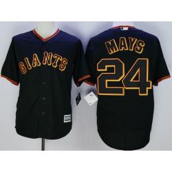 Cheap Willie Mays Giants Jersey From China Black #24 In Men Women Youth Size