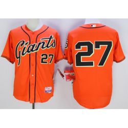 Cheap Juan Marichal Giants Jersey From China Orange #27 In Men Women Youth Size