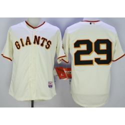 Cheap Hector Sanchez Giants Jersey From China Cream #29 In Men Women Youth Size