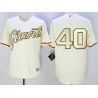 Cheap Madison Bumgarner Giants Jersey From China Cream 2014 Champion #40 In Men Women Youth Size