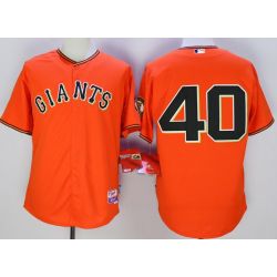 Cheap Madison Bumgarner Giants Jersey From China Orange #40 In Men Women Youth Size