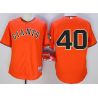 Cheap Madison Bumgarner Giants Jersey From China Orange #40 In Men Women Youth Size