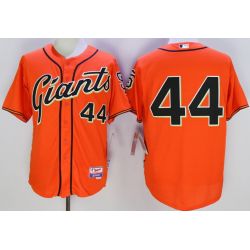 Cheap Willie McCovey Giants Jersey From China Orange #44 In Men Women Youth Size