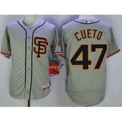 Cheap Johnny Cueto Giants Jersey From China Grey SF #47 In Men Women Youth Size