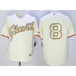 Cheap Hunter Pence Giants Jersey From China Cream 2014 Champion #8 In Men Women Youth Size