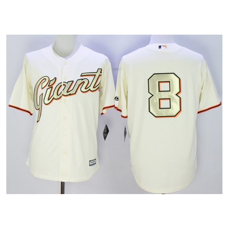 Cheap Hunter Pence Giants Jersey From China Cream 2014 Champion #8 In Men Women Youth Size